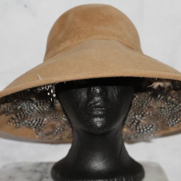 Jack McConnell Original Wool Bowler Hat with Feath main image 5
